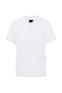 Męska wsuwana tunika medyczna ESSENTIAL biała