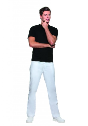 Spodnie męskie MANOLO (kolor: biały) Rozmiar 42